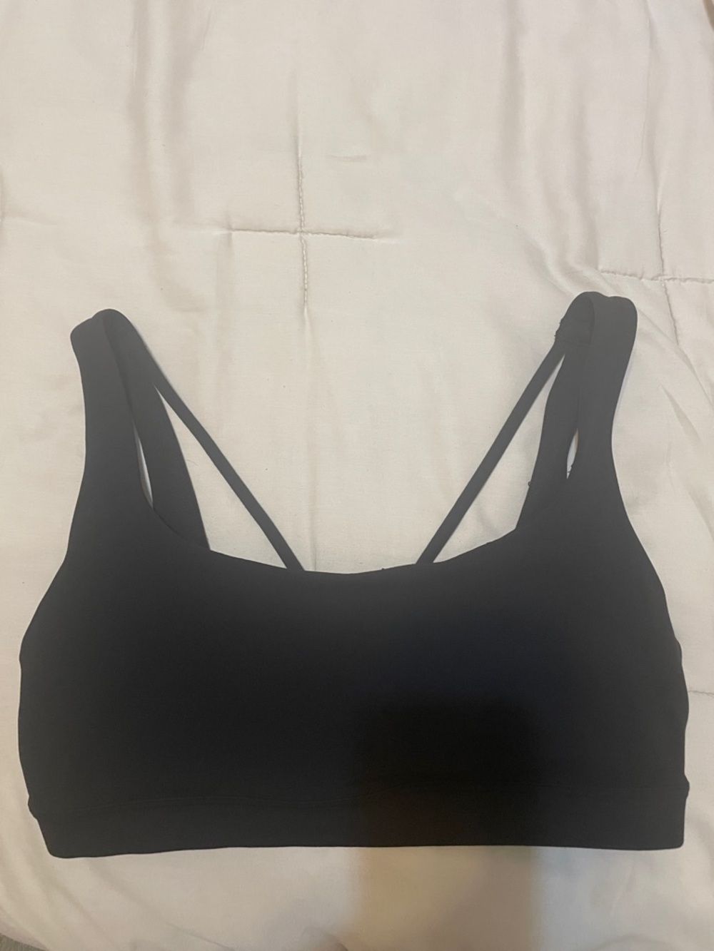 Athleta Black Double-Strap Sports Bra